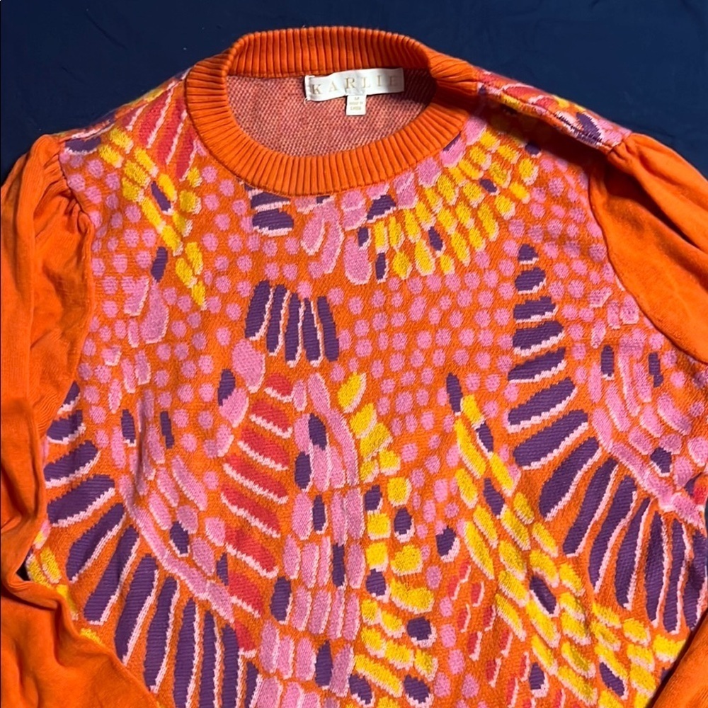 Colorful Patterned Sweater